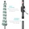 Best Choice Products 10ft Solar LED Lighted Striped Patio Umbrella w/ Crank, Tilt, Push Button, 6 Ribs